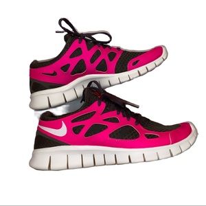 Nike Womens Free 5.0 642199-603 Pink Running Shoes Sneakers Size 10.5